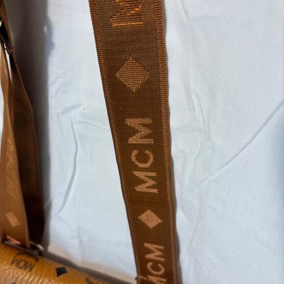 MCM #P8767 Shoulder Bag/Purse   Cognac color w/Dust cover NEW - Picture 5 of 12